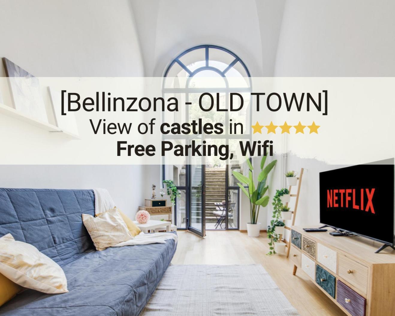 Bellinzona-Centro Storico Vista Castelli A ☆☆☆☆☆ Apartment Exterior foto